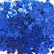 Конфетти фольга звезда "Синий" металлик 1,5 см 50 гр./6015209